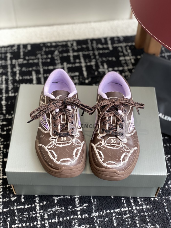 1:1 quality version Hamptons Worn-Out Two-Color Patchwork Shoes 6 colors 28431623