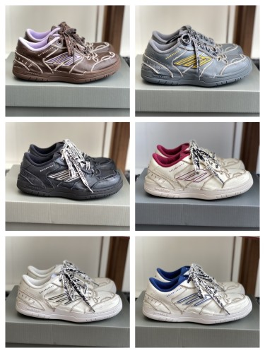 1:1 quality version Hamptons Worn-Out Two-Color Patchwork Shoes 6 colors 28431623