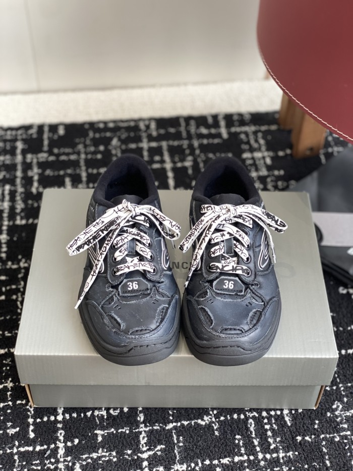 1:1 quality version Hamptons Worn-Out Two-Color Patchwork Shoes 6 colors 28431623