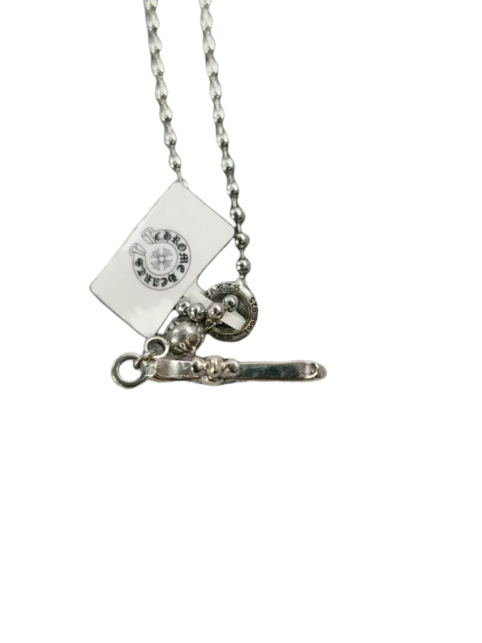 28129909 Single Ball Cross Necklace