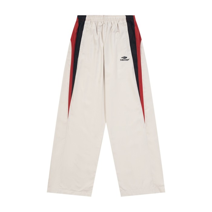 Embroidered Red and White Hooded Jacket & Pants Set 28434397