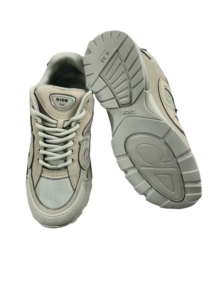 1:1 quality version  St0ne x Di0r Co-branded Compass Embroidered B30 Mesh Sneakers 6 colors