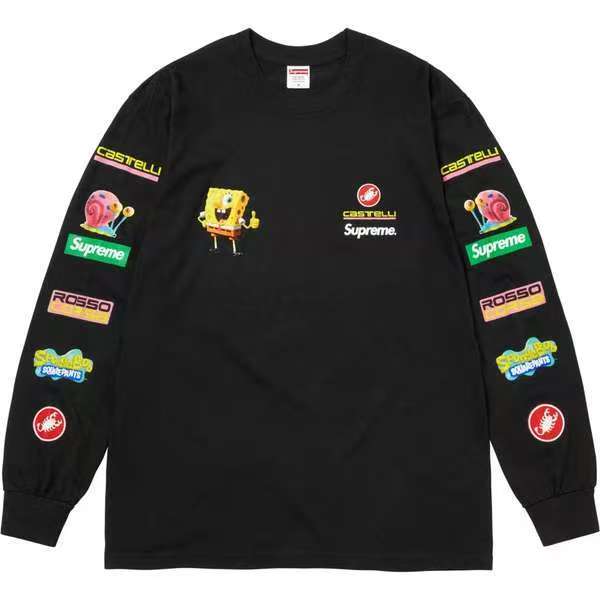 SpongeBob SquarePants Printed Long-Sleeve T-Shirt 2 colors 28437282