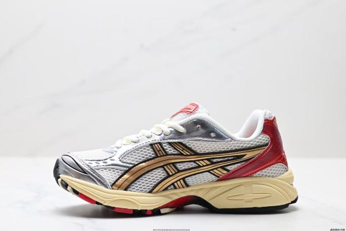 AC Gel-Kayano 14 Red and Orange Two-Tone Running Shoes 28441081