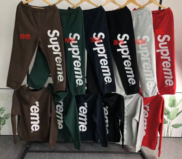 Letter Embroidered Hoodie & Pants Set 28447943