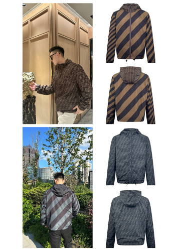 1:1 quality version Reversible Wearable Hooded Jacket 2 colors 28452740