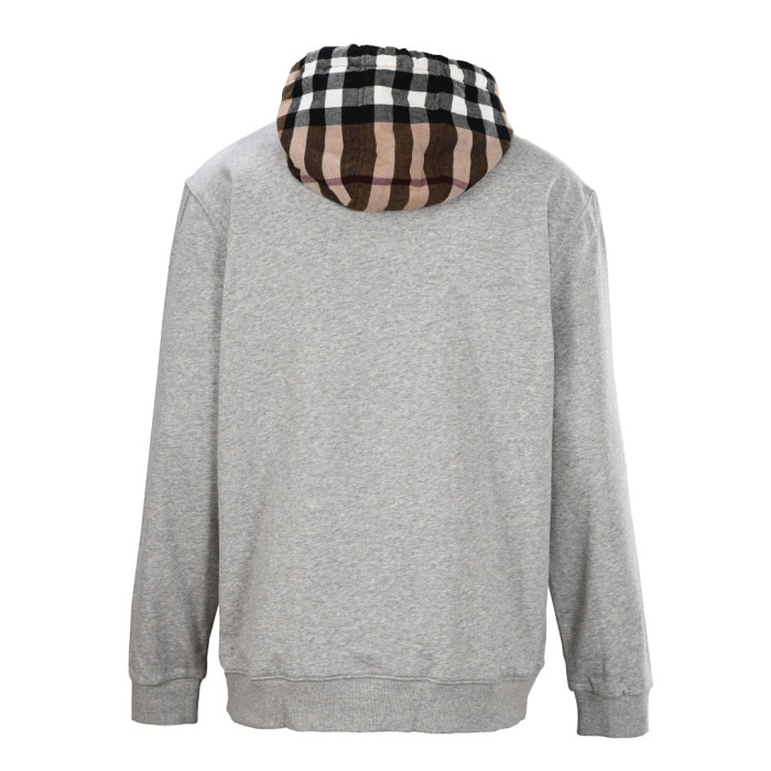 1:1 quality version Patchwork Plaid Hoodie 3 colors 28471215