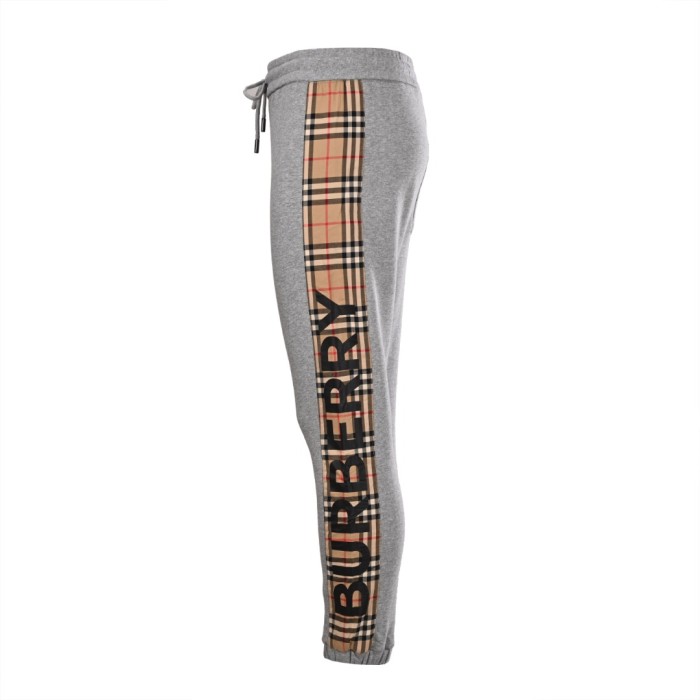 1:1 quality version Side Checkered Letter Print Pants 2 colors 28471208