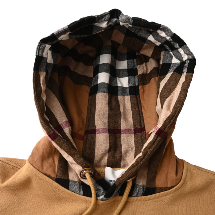 1:1 quality version Patchwork Plaid Hoodie 3 colors 28471215