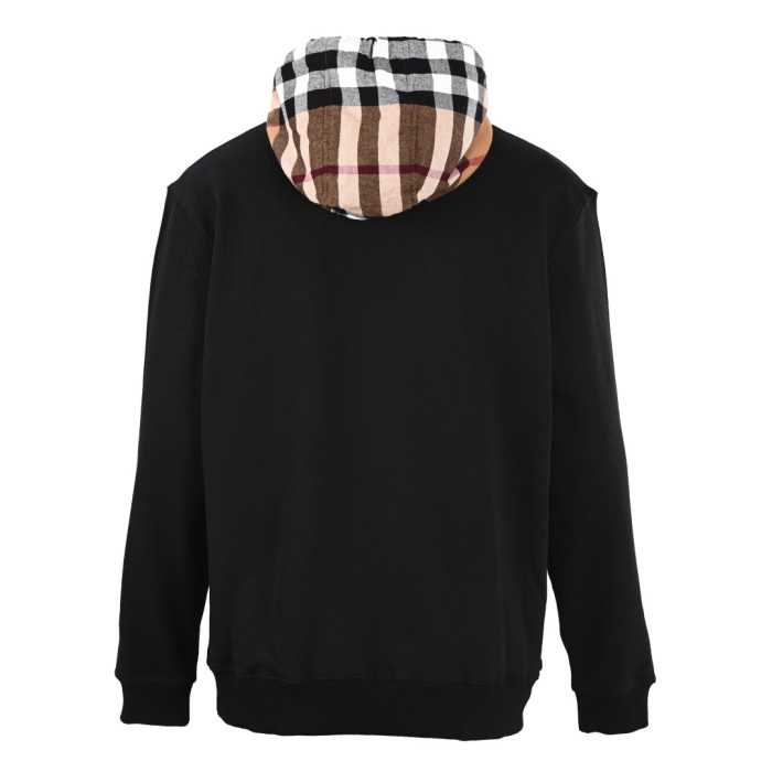 1:1 quality version Patchwork Plaid Hoodie 3 colors 28471215
