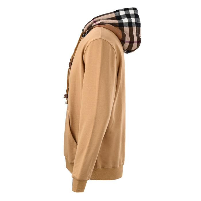 1:1 quality version Patchwork Plaid Hoodie 3 colors 28471215