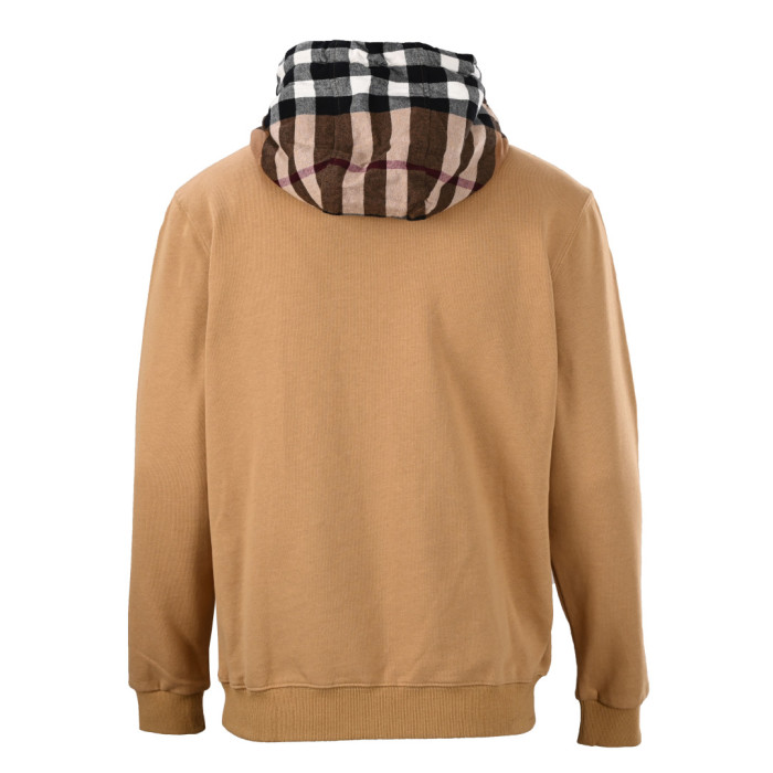 1:1 quality version Patchwork Plaid Hoodie 3 colors 28471215