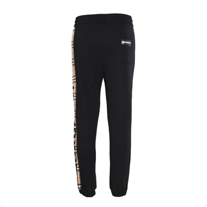1:1 quality version Side Checkered Letter Print Pants 2 colors 28471208