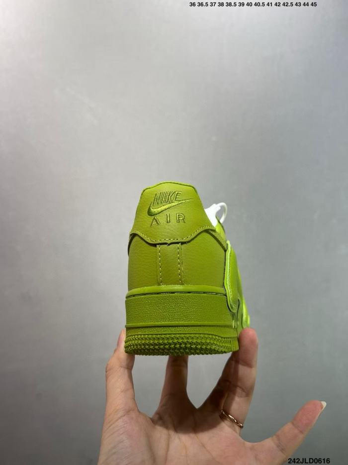 AF1 Fluorescent green low-top shoes 28472418