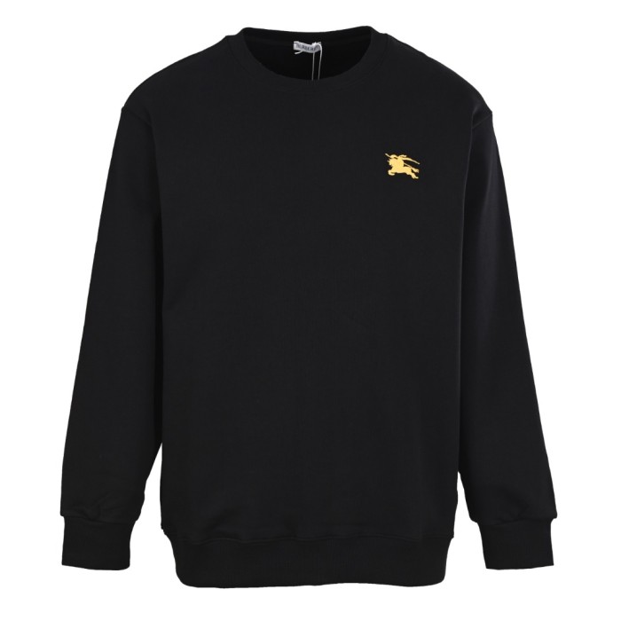 1:1 quality version Chest Embroidery Back Warhorse Print Crew Neck Sweatshirt 2 colors 28476813