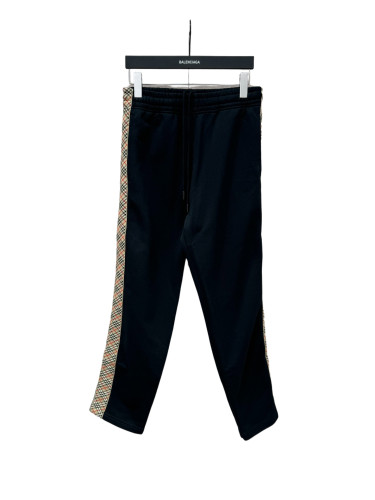 1:1 quality version Side checkered knitted looped Pants 28480987