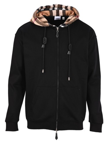 1:1 quality version Plaid Patchwork Zipper Hoodie 3 colors  28478620