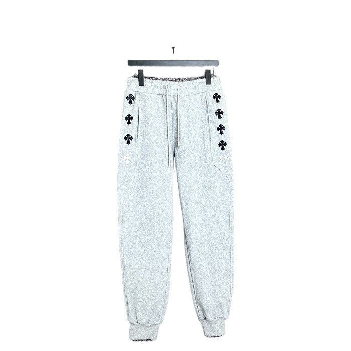 Embroidered Letter Cross Sweatpants 2 colors 28485736