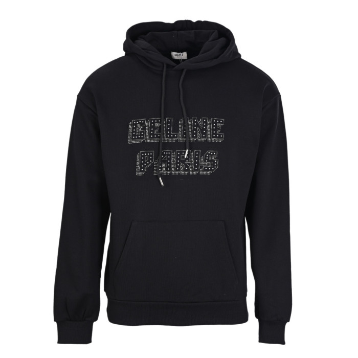 1:1 quality version rivet inlaid diamond letter hoodie 28491776