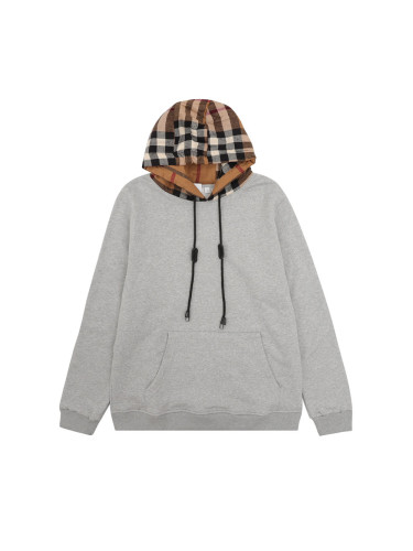 Plaid Patchwork Hoodie 2 colors 28474864