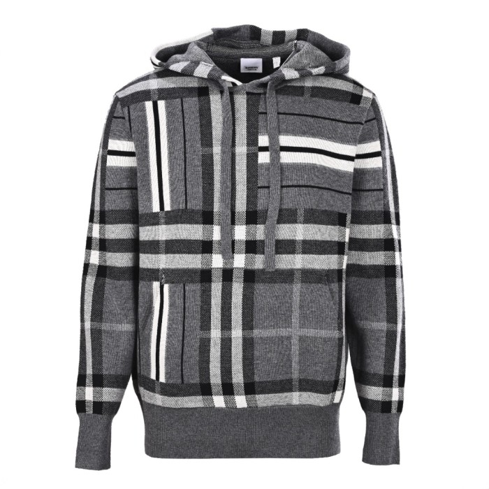 1:1 quality version Striped Knit Hoodie 28494585