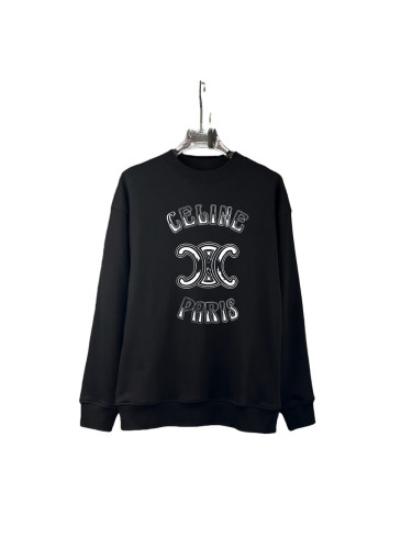 Two-Tone Letter Logo Print Crewneck Pullover Sweatshirt 2 colors 28495594