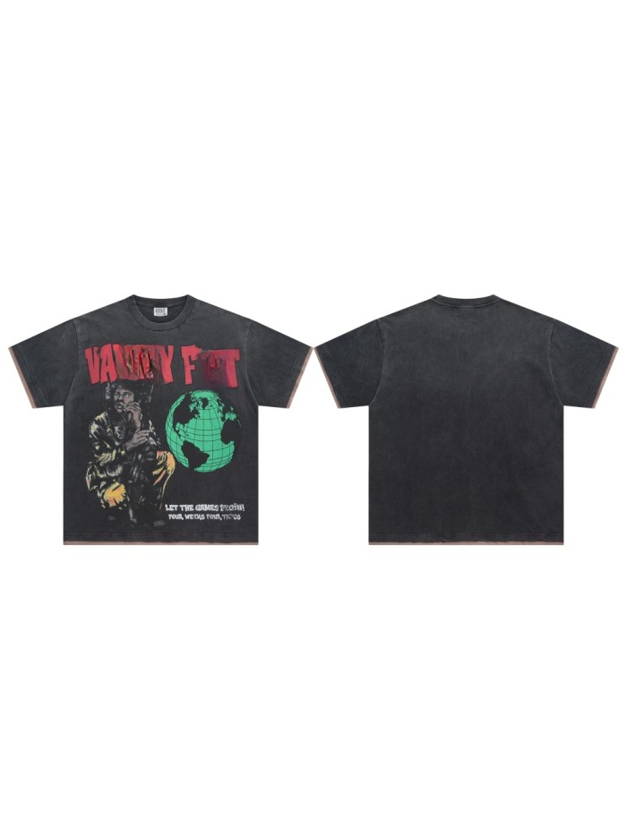 Vale Forever Hunter globe Print Tee