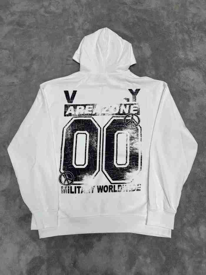 Vale Forever Military Worldwide Printed Hoodie