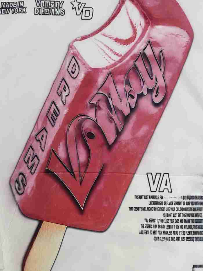 Vale Forever Pink Popsicle Printed Hoodie
