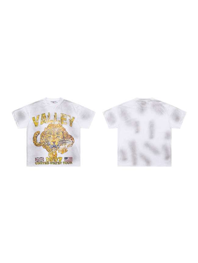 Vale Forever Leopard Print Washed Version Tee