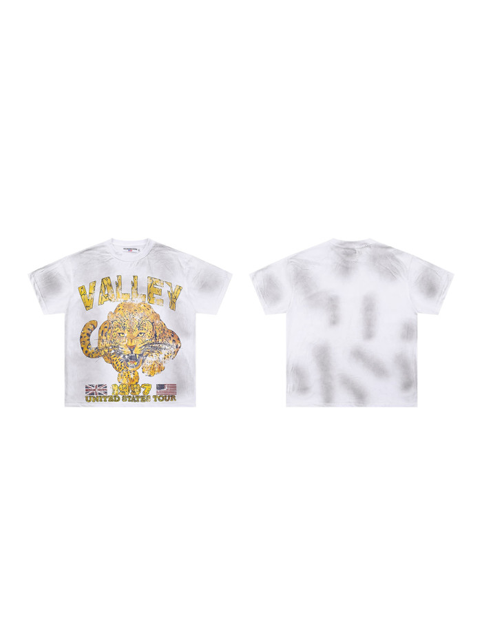 Vale Forever Leopard Print Washed Version Tee