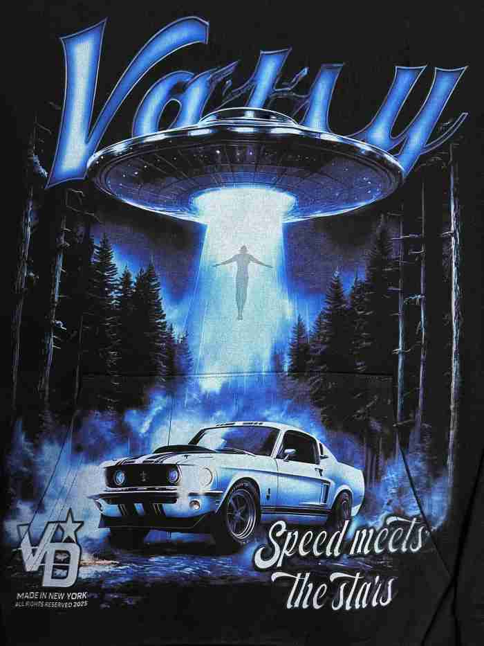 Vale Forever UFO Crawl Printed Hoodie