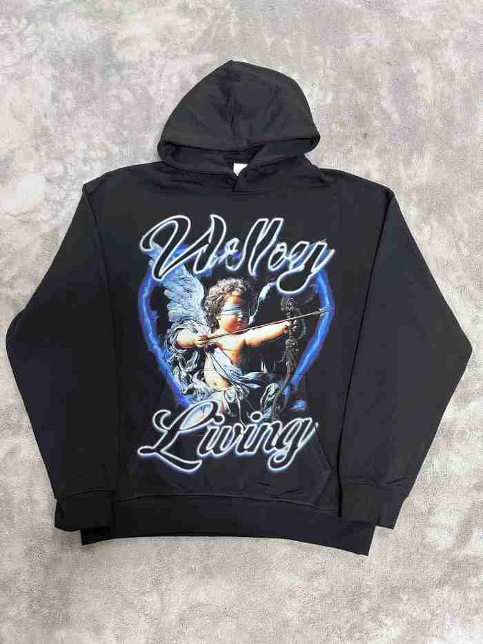 Vale Forever Blindfolded archery angel Printed Hoodie