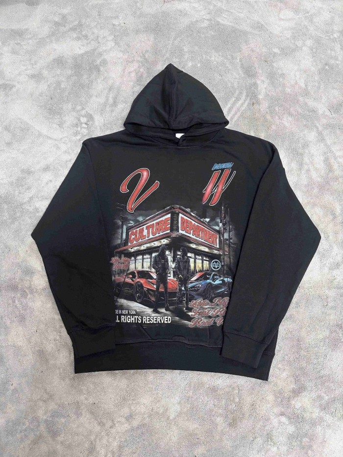 Vale Forever Culture Department Printed Hoodie