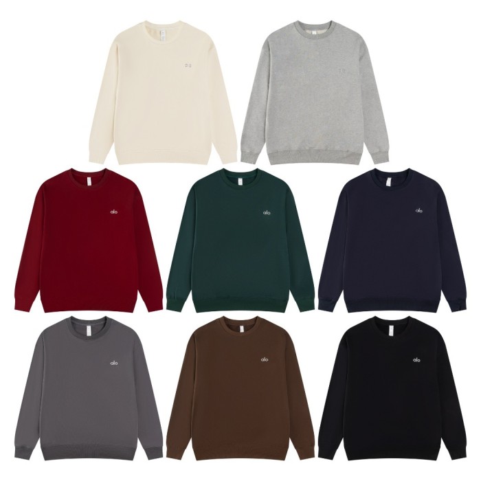 Embroidered Logo Crewneck Pullover Sweatshirt 8 colors 28530108