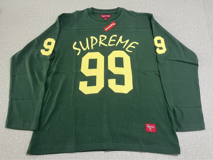1:1 quality version Number 99 Letter Large Print Long Sleeve T-Shirt 2 colors