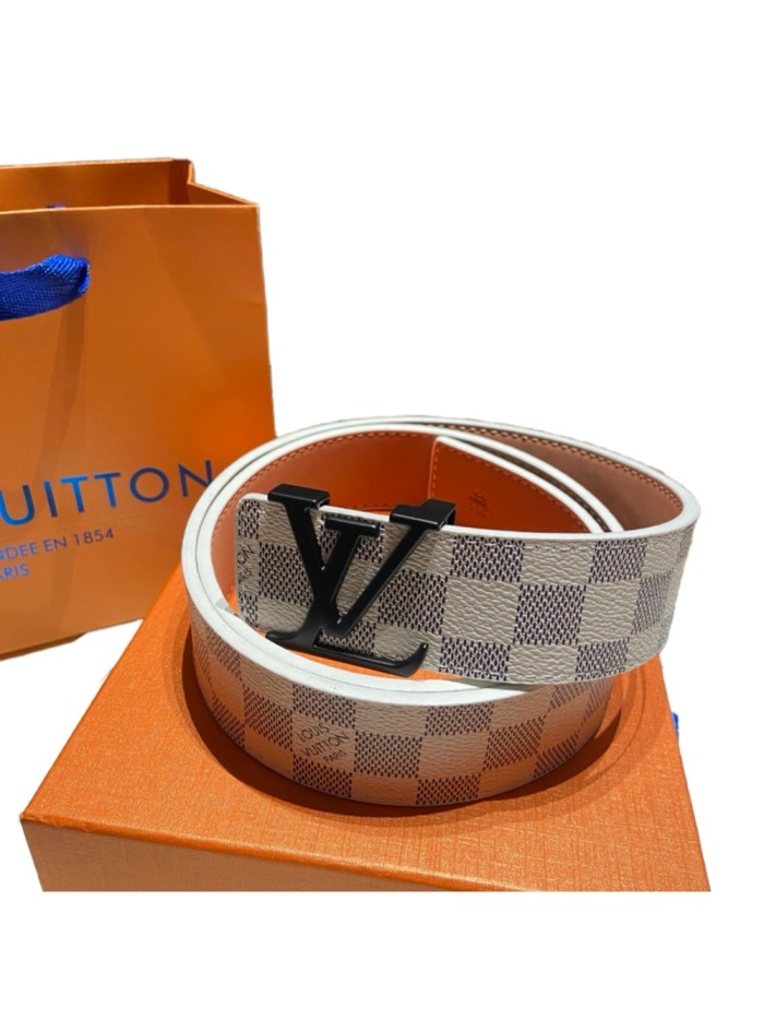 Classic Checkerboard Pattern Belt【Width 3.5 cm】28549006