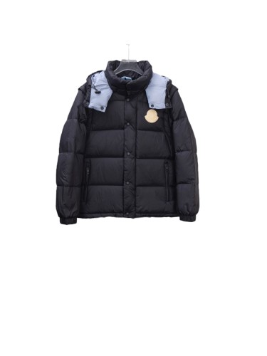  1:1 quality version Detachable Cuff Stand Collar Hooded Down Jacket 2 colors 28550425