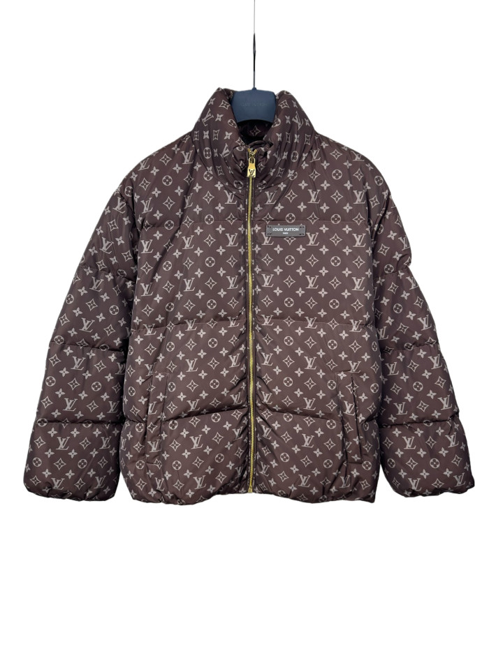 1:1 quality version Floral All-Over Print Stand Collar Down Jacket 28559519