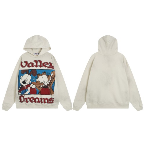 Garfield Alphabet Printed Washed Version Hoodie 28559496