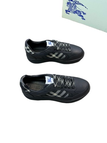 1:1 quality version Leather Plaid Patchwork Shoes 6 colors 28470989