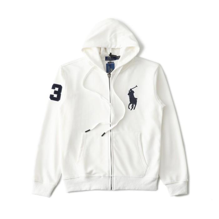 Embroidered Big Horse Knit Hoodie 4 colors 28576595