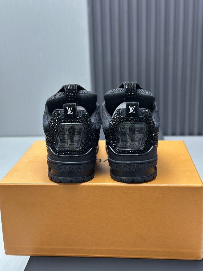 1:1 quality version L  Skate Trainer Black Floral shoes 28593391