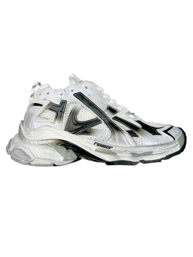 1:1 quality version Runner Vintage Black and White Retro Sneakers 28598141