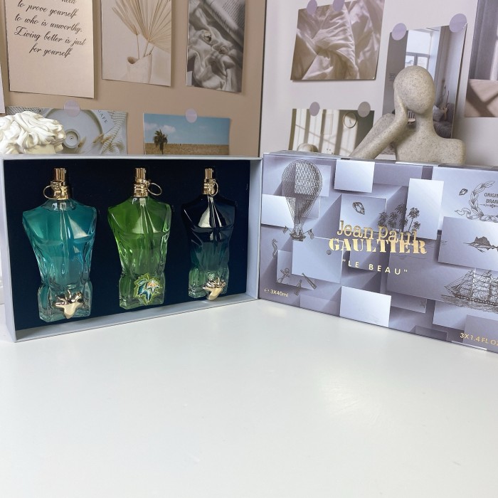 White Box Nude Male Middle Samples Three-piece Perfume Set 3 flavors 28600242