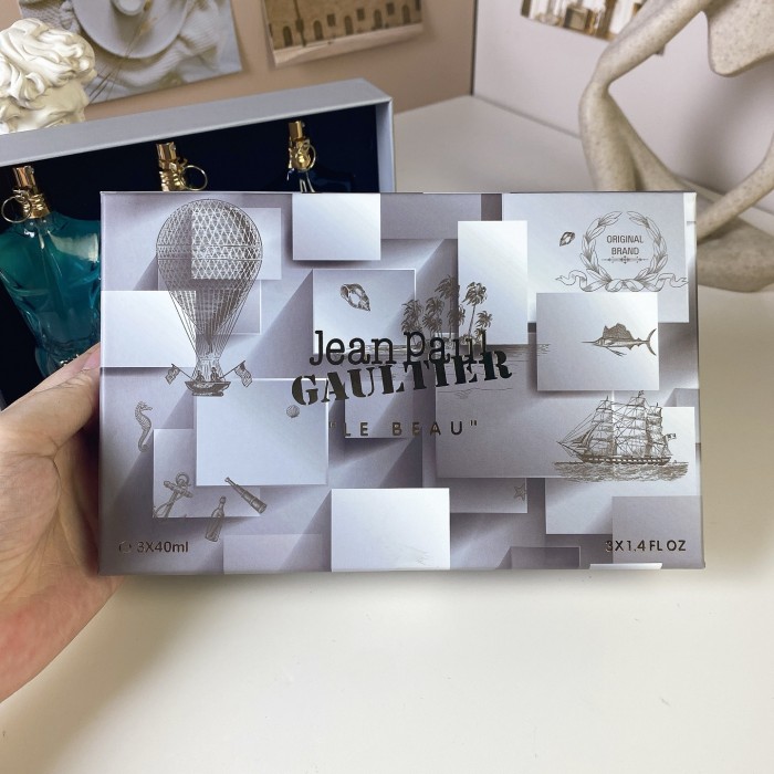 White Box Nude Male Middle Samples Three-piece Perfume Set 3 flavors 28600242