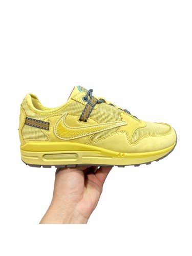 1:1 quality version Travis Scott x Nike Air Max 1  Satum Gold  Wheat Retro Casual Running Shoes 28602402