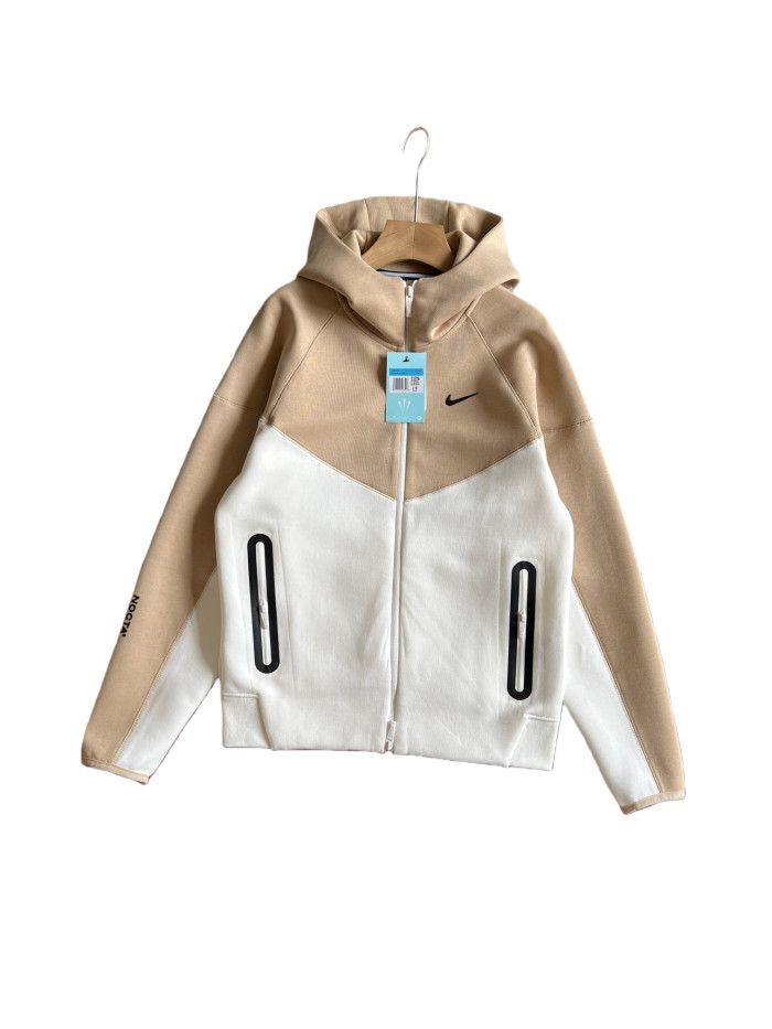 FD8454 Color-Blocked Zipper Sports Hoodie & Pants Set 6 colors 28602588