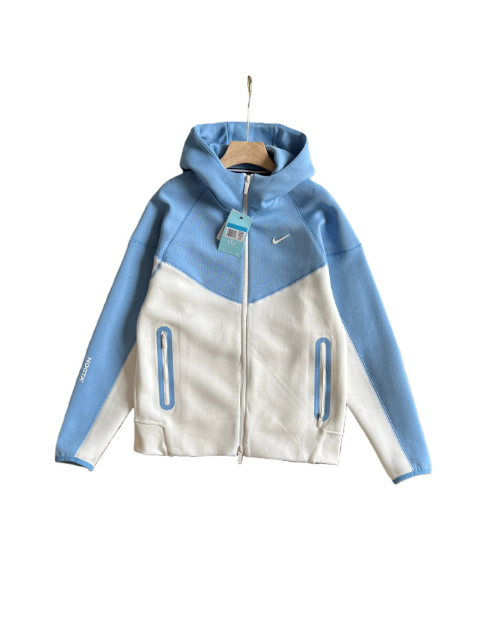 FD8454 Color-Blocked Zipper Sports Hoodie & Pants Set 6 colors 28602588