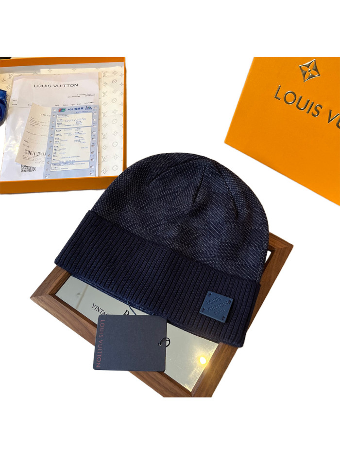 1:1 quality version Checkered Pattern Thermal Beanie 28628236